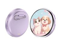 Pin's électronique d'anime avec écran tactile HD, affichage pixel numérique 2026, badge Kawaii personnalisé pour sacs à dos et conventions, pour un spectacle personnel unique Nouveau modèle