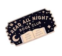 Pin's élégant en métal pour rassemblement de librairie, accessoire pour un usage quotidien, broche unique