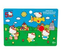 Pin's émaillés - LOUNGEFLY - Hello Kitty - 50th Anniversary - Set de 4 - 3 cm