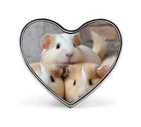 Pin's en alliage d'aluminium personnalisé en forme de cochon d'Inde - Mini broche classique pour sac à dos, chapeau, costume, veste
