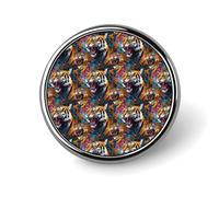 Pins en émail à motif graffiti tigre tendance pour sac à dos - Pins mignons pour veste, manteau, chapeau, sac, badge, accessoire de mode amusant et original pour femmes et hommes