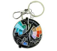 Pin's en émail Color Fidget, roue chromatique à 20 teintes, identification rapide des relations tonales (1 pièce)