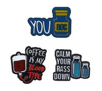 Pin's en émail dur « Coffee Is My Blood Type » - Épinglettes pour sacs, chapeaux, vêtements pour les amateurs de café