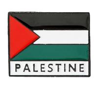 Pin's en émail gratuit, drapeau de la Palestine, badge pour collier, carte de poitrine, drapeau de la Palestine libre et paisible, badge en alliage de métal émaillé, accessoire de bijoux pour chapeau
