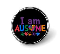 Pins en émail, pièces de puzzle, boutons pour jeans, pin's cœur enfant autiste, badge « Autisme », accessoire de mode moderne pour adultes autistes, décoration de sac à dos
