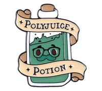 Pin's en émail pour l'école magique, potions magiques, bière au beurre, film magique, Klein, Métal non précieux