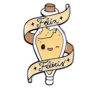 Pin's en émail pour l'école magique, potions magiques, bière au beurre, film magique, Klein, Métal non précieux