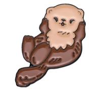 Pin's en émail : requin baleine, loutre, poisson sphérique, axolotl, lion de mer, Klein, Métal non précieux