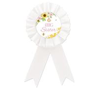 Pin's en fer blanc « Uncle To Bee » sur le thème « What Will it Bee » pour meilleur oncle, rosace blanche pour révélation du sexe, cadeaux pour fête prénatale sur le thème des abeilles, fer blanc,