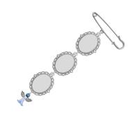 Pin's en forme de bouquet de mariée avec cadre sculpté pour bouquet de mariage, costume de marié, accessoire de boutonnière, taille unique, Comme décrit