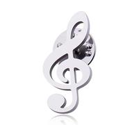Pin's en forme de note de musique - Cadeau pour les musiciens - Cadeau pour les amateurs de musique - Cadeau pour meilleure amie, anniversaire, chrismtas - Cadeau pour les musiciens - Pour sac de