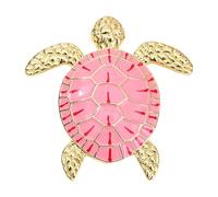 Pin's en forme de tortue sculptée - Léger - Pour anniversaire, anniversaire de mariage, taille unique, Comme décrit