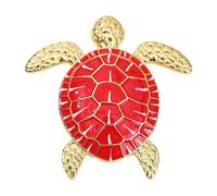 Pin's en forme de tortue sculptée - Léger - Pour anniversaire, anniversaire de mariage, taille unique, Comme décrit