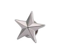 Pin's en forme d'étoile à 5 angles, tendance, pour femme, homme, chemise, robe, sac, ornement en métal, insigne étoile à cinq branches pour bijoux, décorations de costume, round 5, Comme décrit