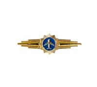 Pin's en métal avec aile d'aviateur - Badge de capitaine de l'aviation - Pour vol, aviation, capitaine, taille unique, Comme décrit