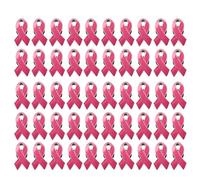 Pin's en métal avec ruban de sensibilisation au cancer du sein - Boutons décoratifs pour vêtements et causes de santé, taille unique, Comme décrit