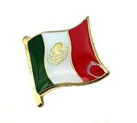 Pin's en métal émaillé avec drapeau du Mexique, Métal
