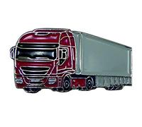 Pin's en métal émaillé camion 35 mm (rouge)