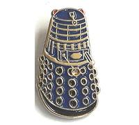 Pin's en métal émaillé Doctor Who Dalek Bleu