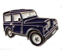 Pin's en métal émaillé pour 4 x 4 Landrover Bleu
