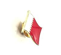 Pin's en métal émaillé Qatar avec drapeau du pays, Métal