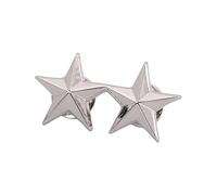 Pin's en métal en forme d'étoile à cinq branches - Bijoux de décoration de costume - Badge étoile à cinq branches en métal, C, Comme décrit