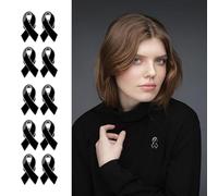 Pin's en métal pour la sensibilisation au cancer du sein avec ruban pour la sensibilisation au cancer du sein