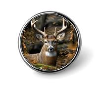 Pin's fantaisie en forme de cerf camouflage, épingle à revers, broche, cravate, bijoux, décoration pour chapeaux, vestes, chemises