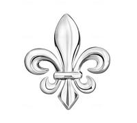 Pin's Fleur de Lys France | Broche Classique et Elégante | Pins Argenté | Cadeau Epinglette de Mariage pour Homme | Accessoire Français Broche Luxe