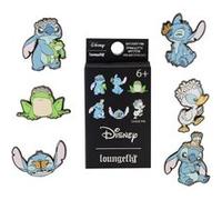 Funko Pin's mystère émaillé Loungefly Disney Lilo & Stitch Springtime Stitch 1/6 Pour sac à dos
