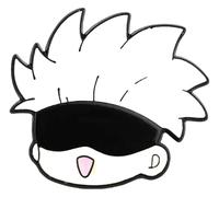 Pin's Gojo Satoru Anime | Jujutsu Kaisen | Bouton Kawaii pour vêtements, Klein, Métal non précieux