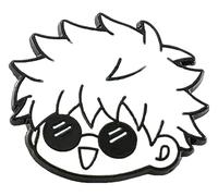 Pin's Gojo Satoru Anime | Jujutsu Kaisen | Bouton Kawaii pour vêtements, Klein, Métal non précieux