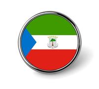 Pin'S Humoristiques Avec Le Drapeau De La République De Guinée Équatoriale Broches Carrées Rondes Forme De Cœur Pour Femmes Hommes Épingles À Revers Sacs À Dos Vestes Accessoires Fantaisie Cadeaux