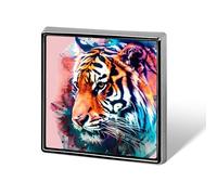 Pin's humoristiques en forme de tigre aquarelle, badge, broche, chapeau, vêtements, sac, bijoux pour hommes et femmes