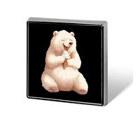 Pin's humoristiques en forme d'ours polaire et de glace, pour homme et femme, pour revers, broche, chapeau, vêtements, sac, bijoux