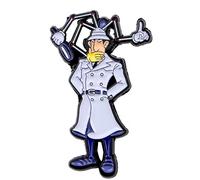 Pin's Inspecteur Gadget - Dessin Animé Années 80 Vintage Pop Culture - Pin Epinglette Broche decorative Accessoire pour Trousse Sac Vetements, 3,5 x 2,2 cm