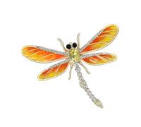 Pin's libellules sophistiquées de couleur robuste, facile à porter pour les accessoires de fête et les spectacles sur scène, accessoire tendance pour vêtements et sacs, décoration, vêtements
