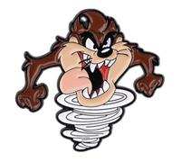 Pin's Looney Tunes - Taz - Diable de Tasmanie - Tornade - Cartoon Dessin Animé Retro Vintage - Pin Epinglette Broche Decorative 3.5 x 4 cm - Accessoire VEtement Trousse Sac