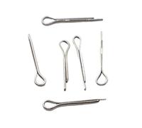 Pins métalliques en acier inoxydable 304, 80 pièces, goupilles fendues, fixations de goupille rigide, lien boîtier , fendue M3-M10 pour Attelage(M3,30mm)