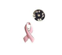 Pin's octobre rose ruban rose. Lutte contre le cancer. Je reverse 15% à la ligue contre le cancer pour chaque vente liée à un article spécial cancer de ma boutique.
