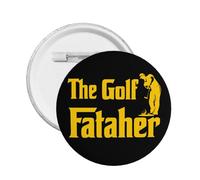 Pin's « Papa golfeur » pour papa/grand-père, badge rond humoristique pour les amateurs de golf, 1 pièce