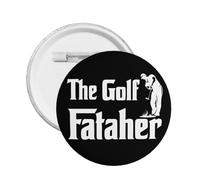 Pin's « Papa golfeur » pour papa/grand-père, badge rond humoristique pour les amateurs de golf, 1 pièce