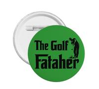 Pin's « Papa golfeur » pour papa/grand-père, badge rond humoristique pour les amateurs de golf, 1 pièce