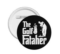 Pin's « Papa golfeur » pour papa/grand-père, badge rond humoristique pour les amateurs de golf, 1 pièce