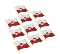 Pin's patriotique drapeau du Groenland - Accessoire traditionnel - Décoration pour usage quotidien - Badge patriotique