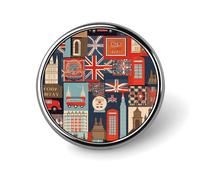 Pins personnalisés de 2,5 cm avec symboles anglais, pour costumes, broches humoristiques pour hommes et femmes, badges vintage pour sacs, vestes, sacs à dos, chapeaux, collection de badges, cadeaux -