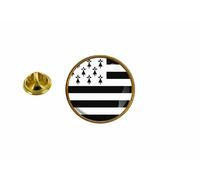 Pins Pin Badge Pin's Drapeau Bretagne Breton Rond Cocarde