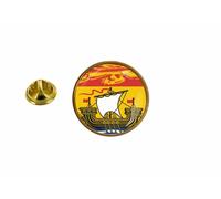 Pins Pin Badge Pin's Drapeau Canada New Brunswick Rond Cocarde