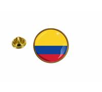 Pins Pin Badge Pin's Drapeau Colombie Colombien Rond Cocarde