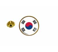 Pins Pin Badge Pin's Drapeau Coree Du Sud Coreen Rond Cocarde